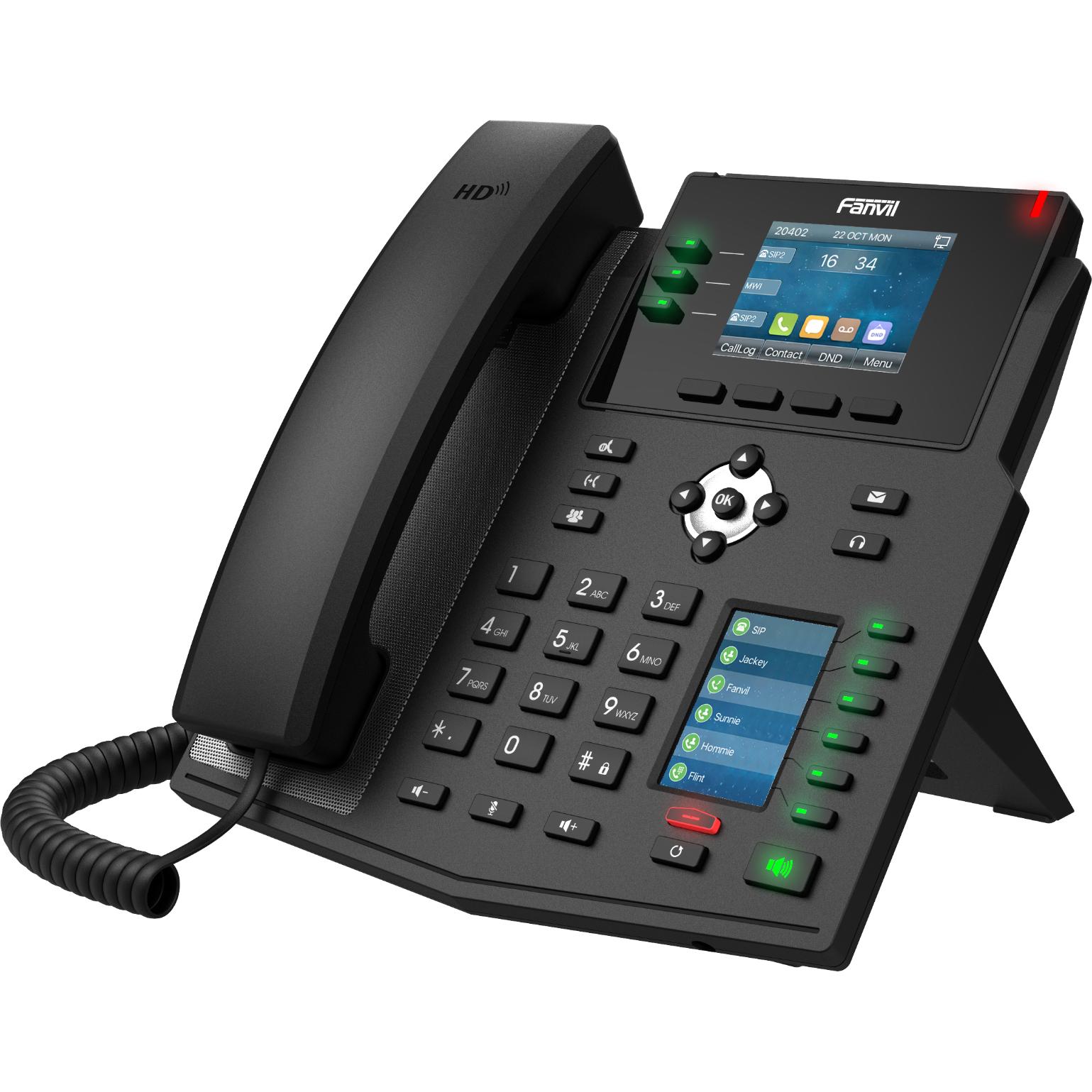 Fanvil X4U, Telefon, Schwarz