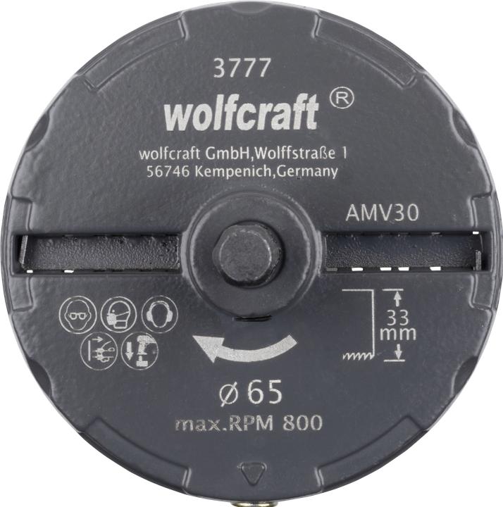 Actual product image wolfcraft 1 standard hole saw ø65 mm