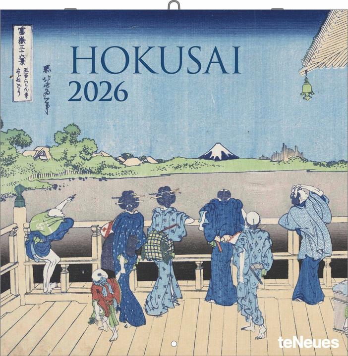 Image du produit Hokusai 2026 - Wand-Kalender - Broschüren-Kalender - 30x30 - 30x60 geöffnet - Kunst-Kalender (30 x 30 cm)