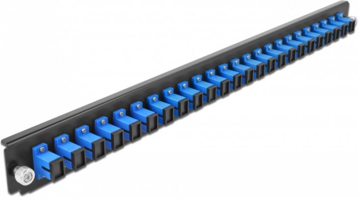 Image du produit Delock Plaque de montage en rack pour boîte d'épissure de fibre optique (CAT6, 0.48 m)