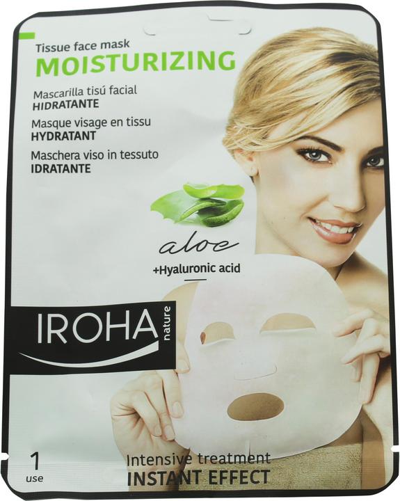 Actual product image Iroha Nature Tissue Face Mask (96 ml)