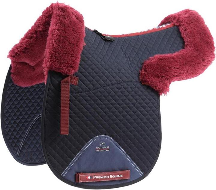 Burgunderrot, Marineblau