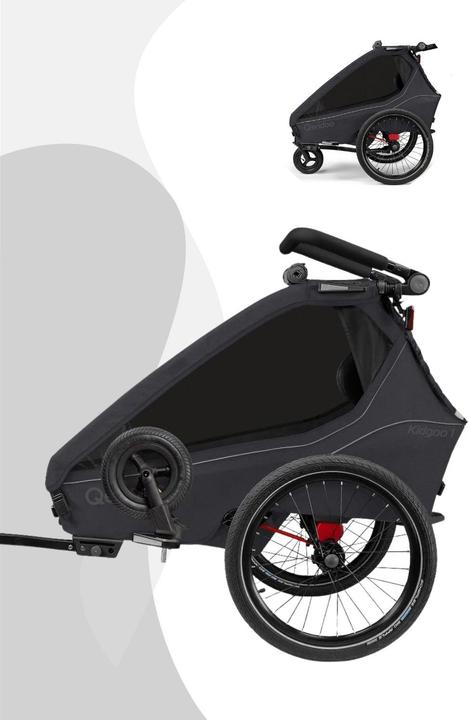 Qeridoo Kidgoo 1 - Kinderfahrradanhänger für 1 Kind