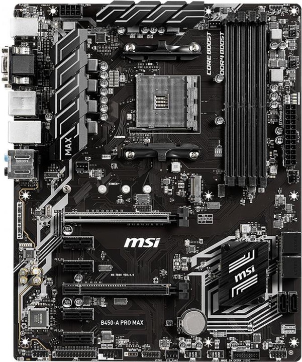 MSI B450-A PRO MAX (AM4, AMD B450, ATX)