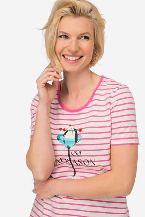 Produktbild Laurasøn T-Shirt, Möven Print, Rundhals, Halbarm, OEKO-TEX Made in Green (M)