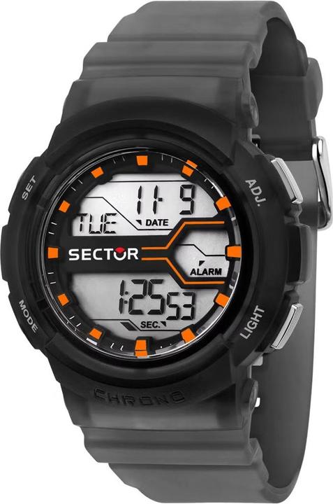 Sector R3251547001 EX-39 Herren Digitaluhr 44mm 10ATM (Digitaluhr, 44 mm)
