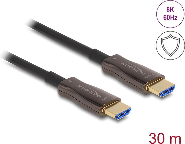 Produktbild Delock Aktives Optisches HDMI Kabel mit Metallarmierung 8K 6 (30 m, HDMI)