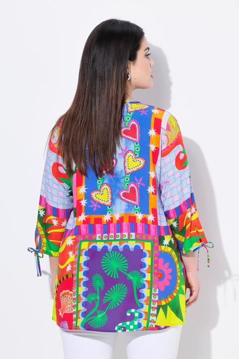 Immagine prodotto Angel of Style Bluse, A-Linie, Mustermix-Druck, 3/4-Ärmel (48)