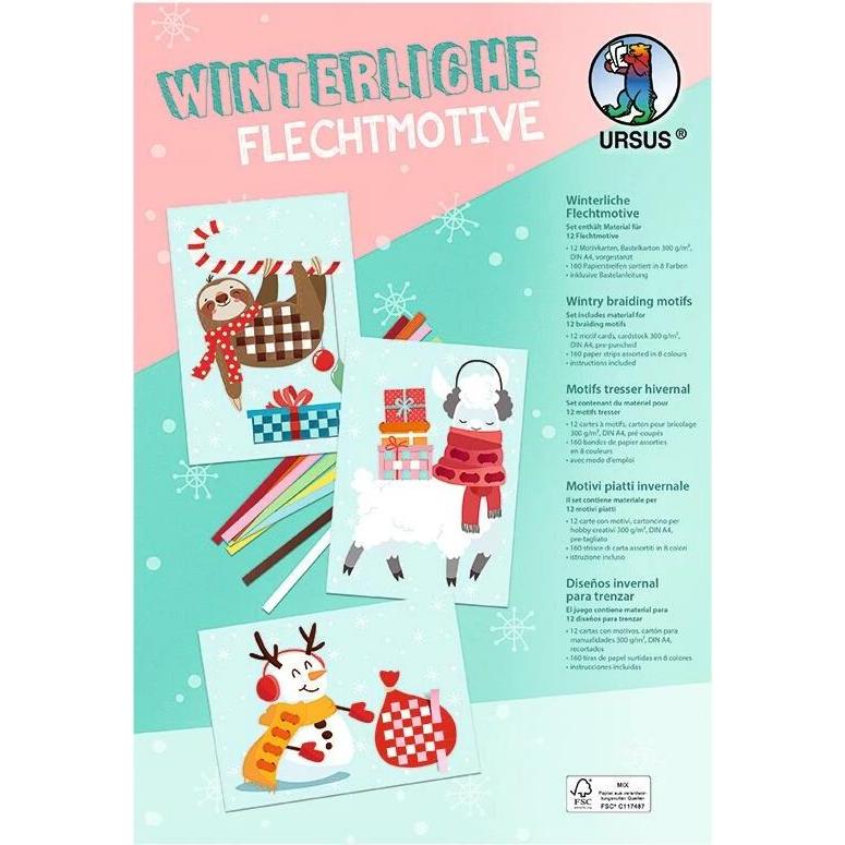 Ursus Flechtmotive Winterlich 28240099F 300g 12 Bogen