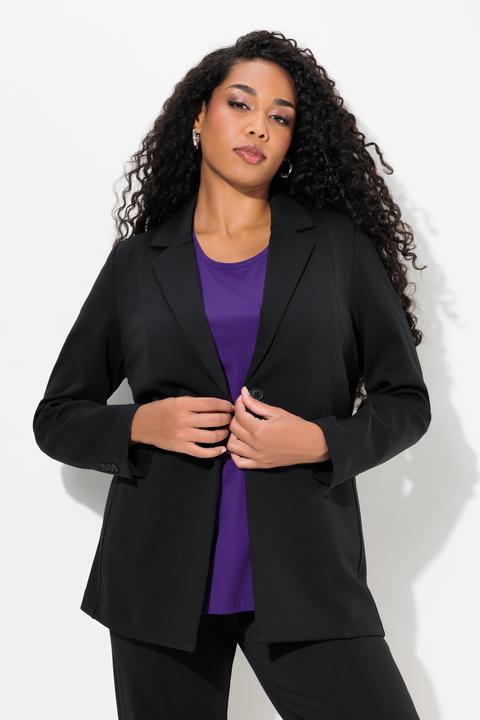 Produktbild Ulla Popken Blazer, Punto di Roma, A-Linie, Reverskragen, Stretch (42, 44)