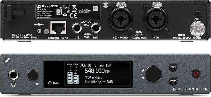 Immagine prodotto Sennheiser Trasmettitore SR IEM G4-GB Rack