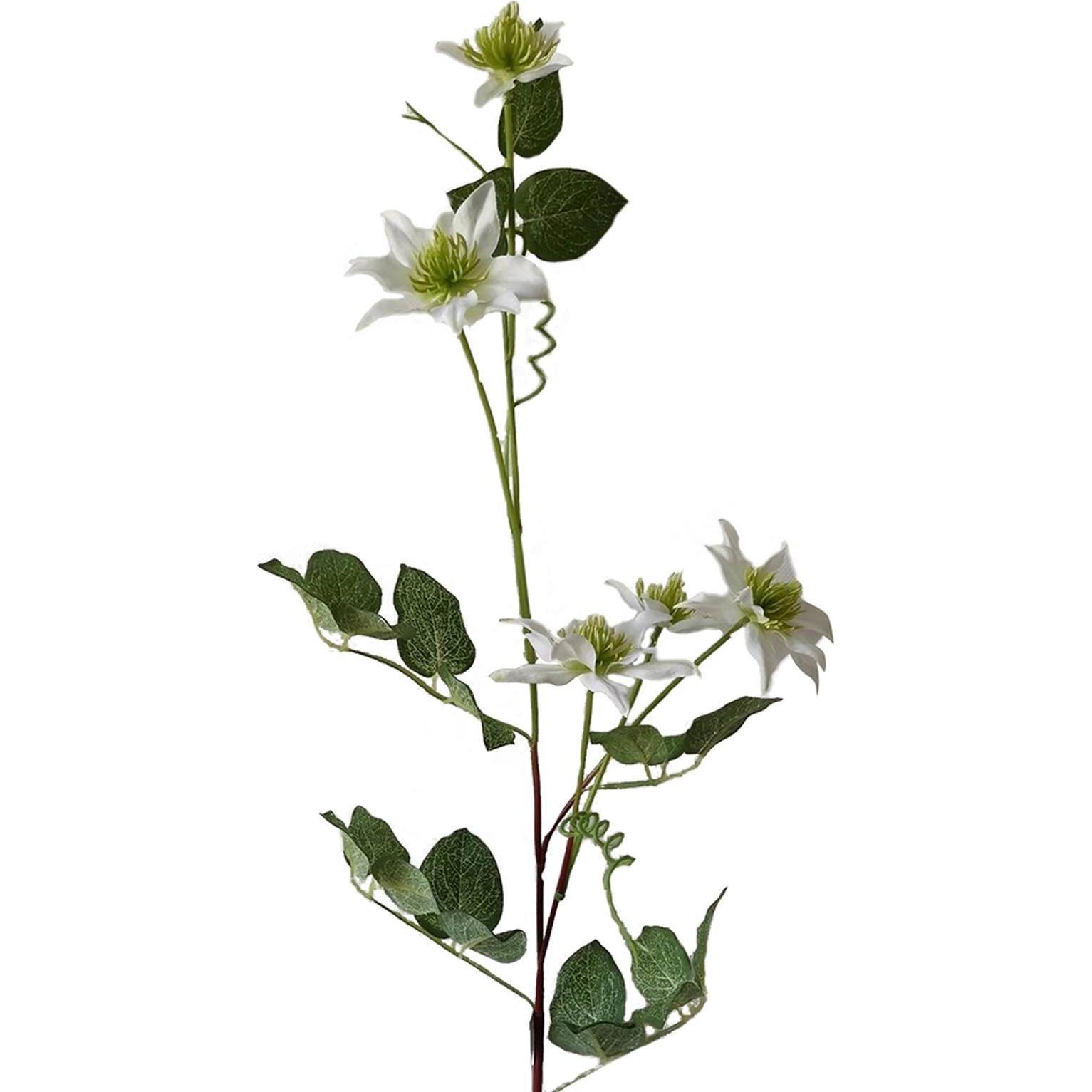 Thumbnail - NTK-Collection, Kunstpflanzen, Clematis Weiss 2er Set 78 cm (78 cm)