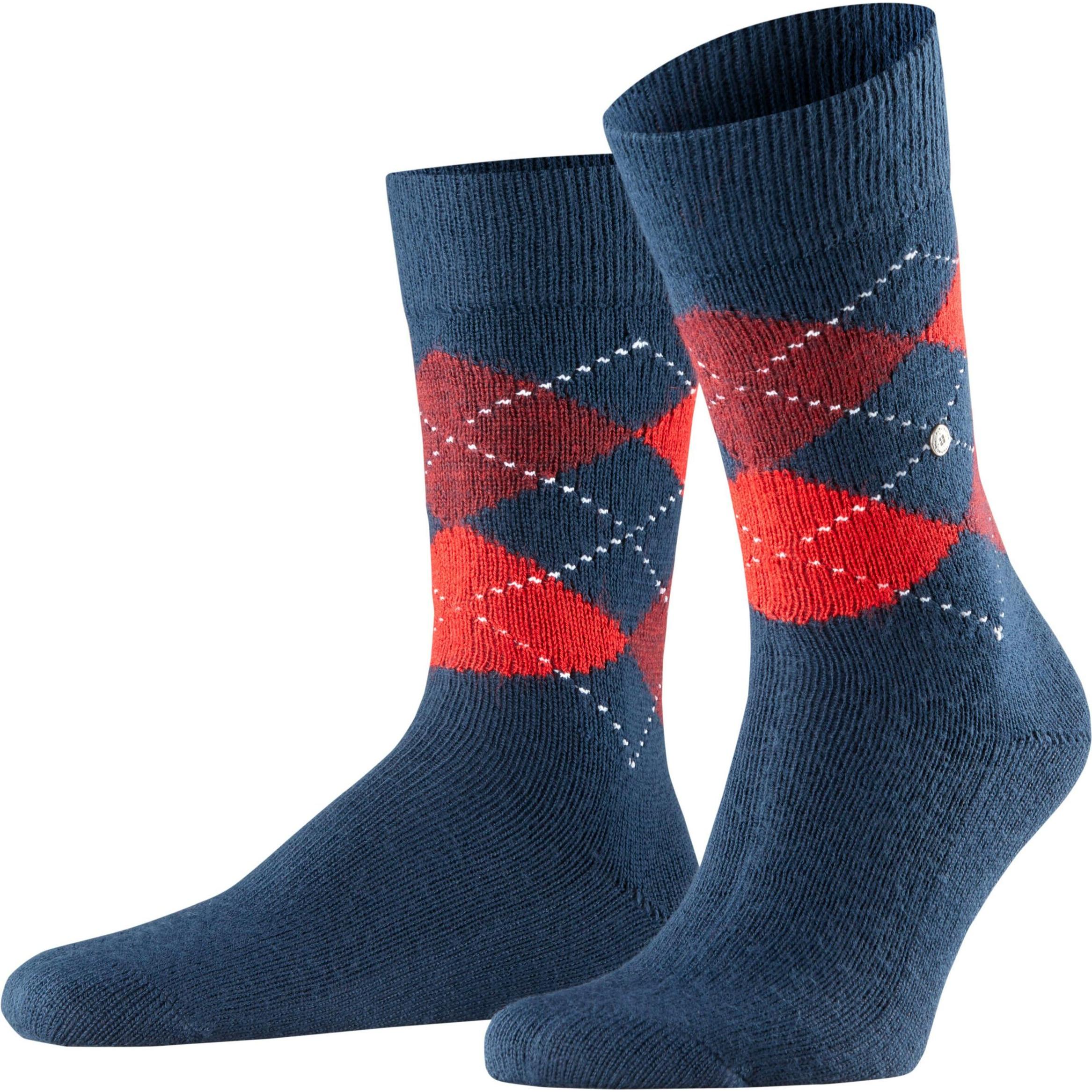 Burlington, Herren, Socken, M's Preston, Blau, (40 - 46)