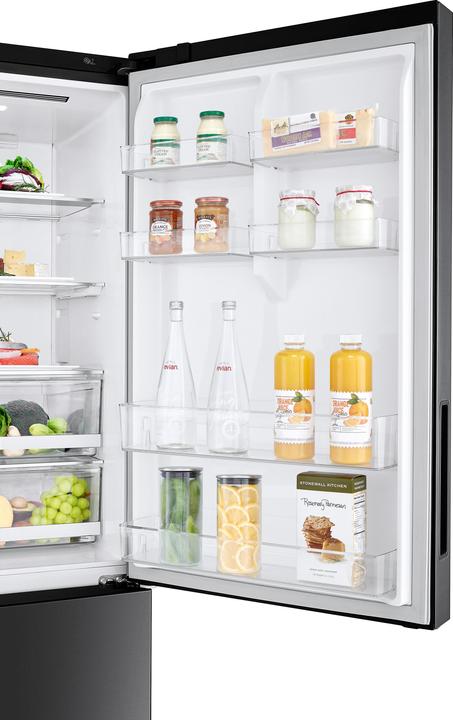 Produktbild LG GBB569MCAMN.AMCQEUT Freistehender Kühl-/Gefrierschrank 462 L E Schwarz (462 l)