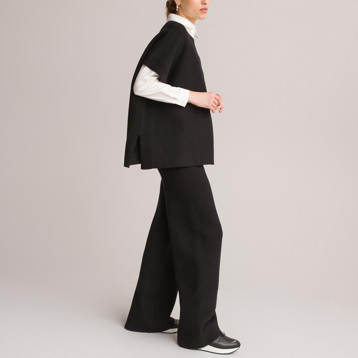 Produktbild Anne Weyburn Poncho mit rundem Ausschnitt (50)