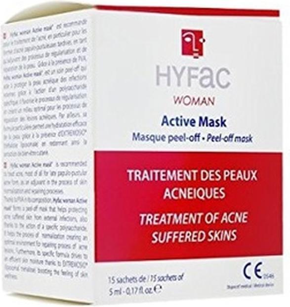 Immagine prodotto Hyfac Active Mask for Women Peel-Off Mask 15 Bags