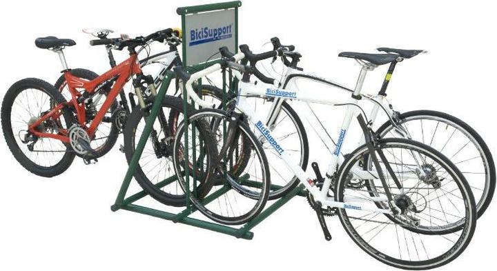 Actual product image Bici Support 4-bike garage outdoor bike rack