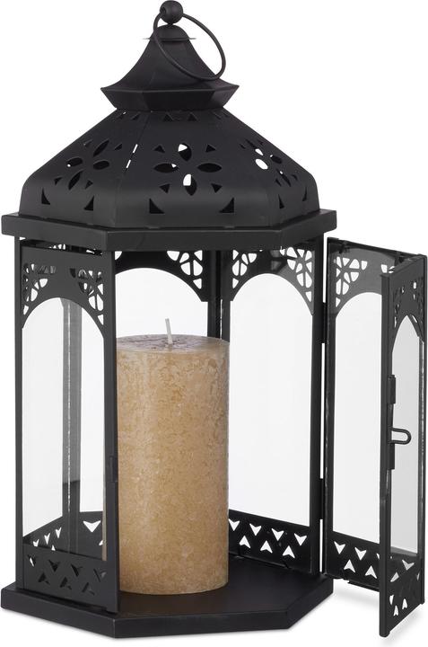 Actual product image Relaxdays Set Of 3 Lanterns (23.5 x 20 x 43 cm, 3 x)