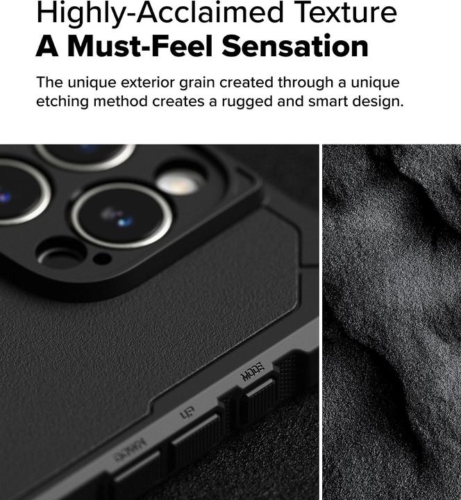 Immagine prodotto Ringke Case for iPhone 16 Pro Max RUGGED GEAR MAGNETIC BLACK (Apple iPhone 16 Pro Max)