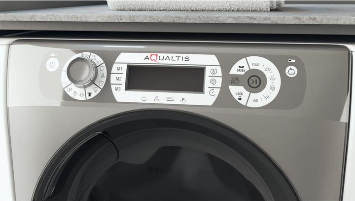 Actual product image Hotpoint AQSD723 EU/A N Washing machine Free installation Front loading 7 kg 1200 rpm D Arg (7 kg, Right)