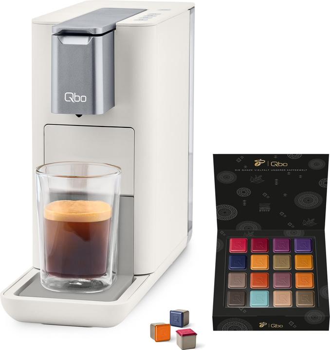 Produktbild Tchibo Qbo Essential Kapselmaschine inkl. 16 recyclebare Qbo Kapseln