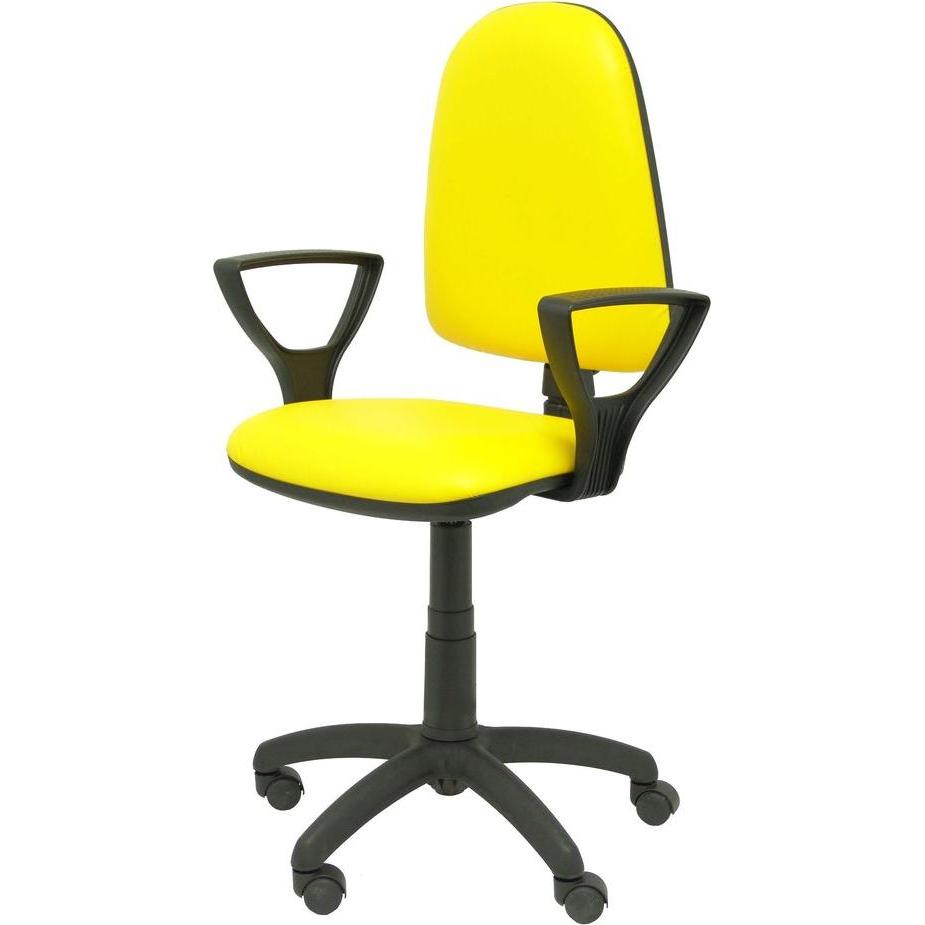 Piqueras y Crespo, Bürostuhl, Bürostuhl Ayna Similpiel P&C 26BGOLF Gelb