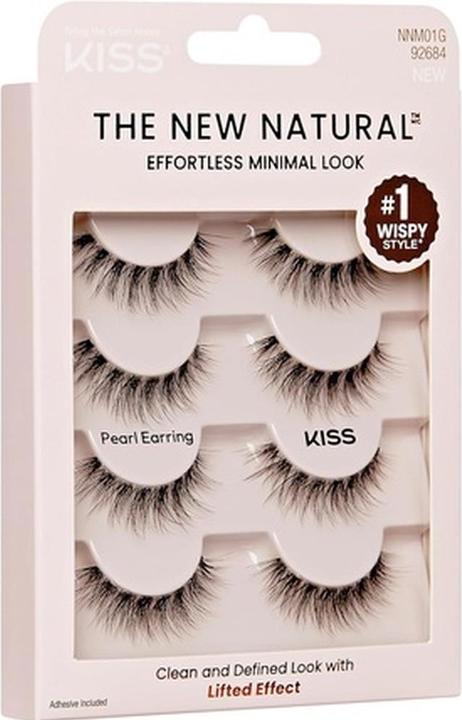 KISS Artificial eyelashes Multipack The New Natural Pearl Earring (Künstliche Wimpern)