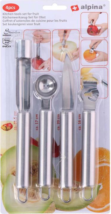 alpina Tools for fruit 4pcs SS