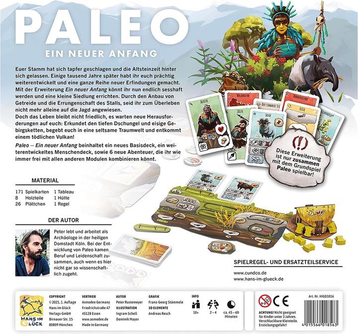 Actual product image Hans im Glück HIGD1016 - Ein neuer Anfang - Card game, for 2-4 players, from 10 years (DE Expansion) (German)