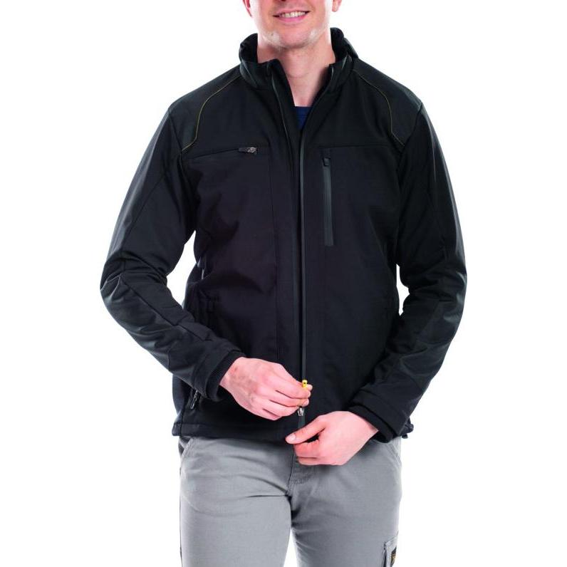 Thumbnail - Rica Lewis, Arbeitsjacke, Vigor-Blinky Softshel Shell Jacke Schwarz (XL)