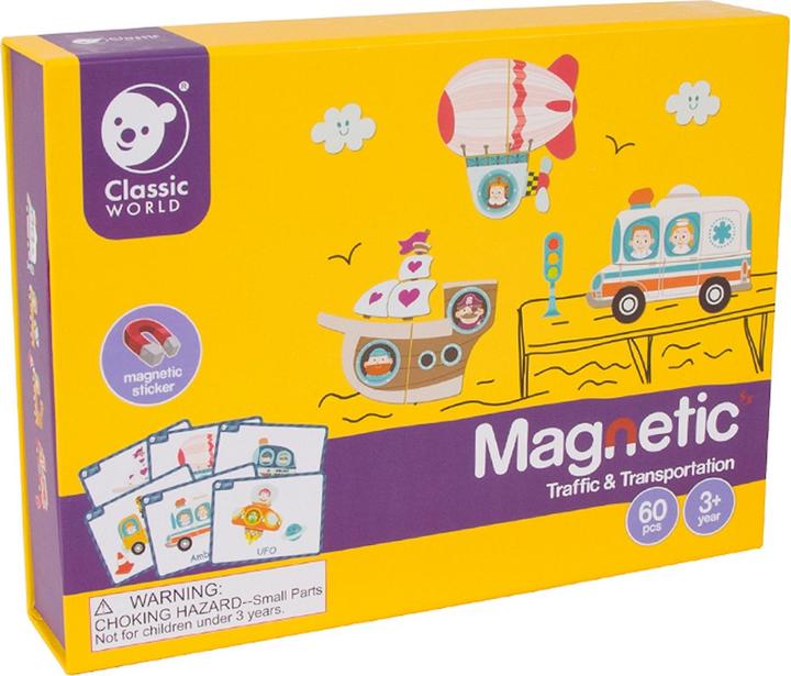 Immagine prodotto Classic World Puzzeldoos Magneet - Verkeer