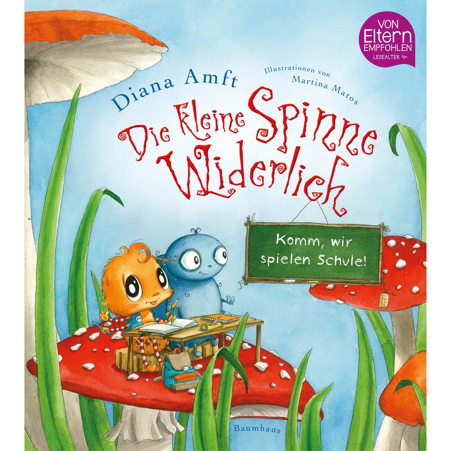 Die kleine Spinne Widerlich - Komm, wir spielen Schule!, Kinderbücher von Diana Amft
