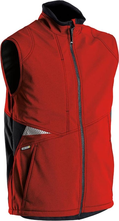 Produktbild Dassy Softshell-Weste Fusion rot/schwarz Gr. 2XL (XXL)