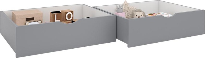 Produktbild VitaliSpa Rollschublade Bali, Grau, 78 x 61.8 cm 2er Set