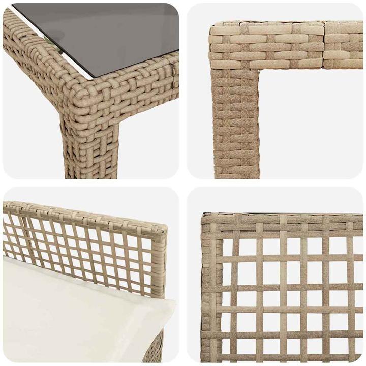 Produktbild vidaXL Garten Essgruppe (100 x 100 x 75 cm)