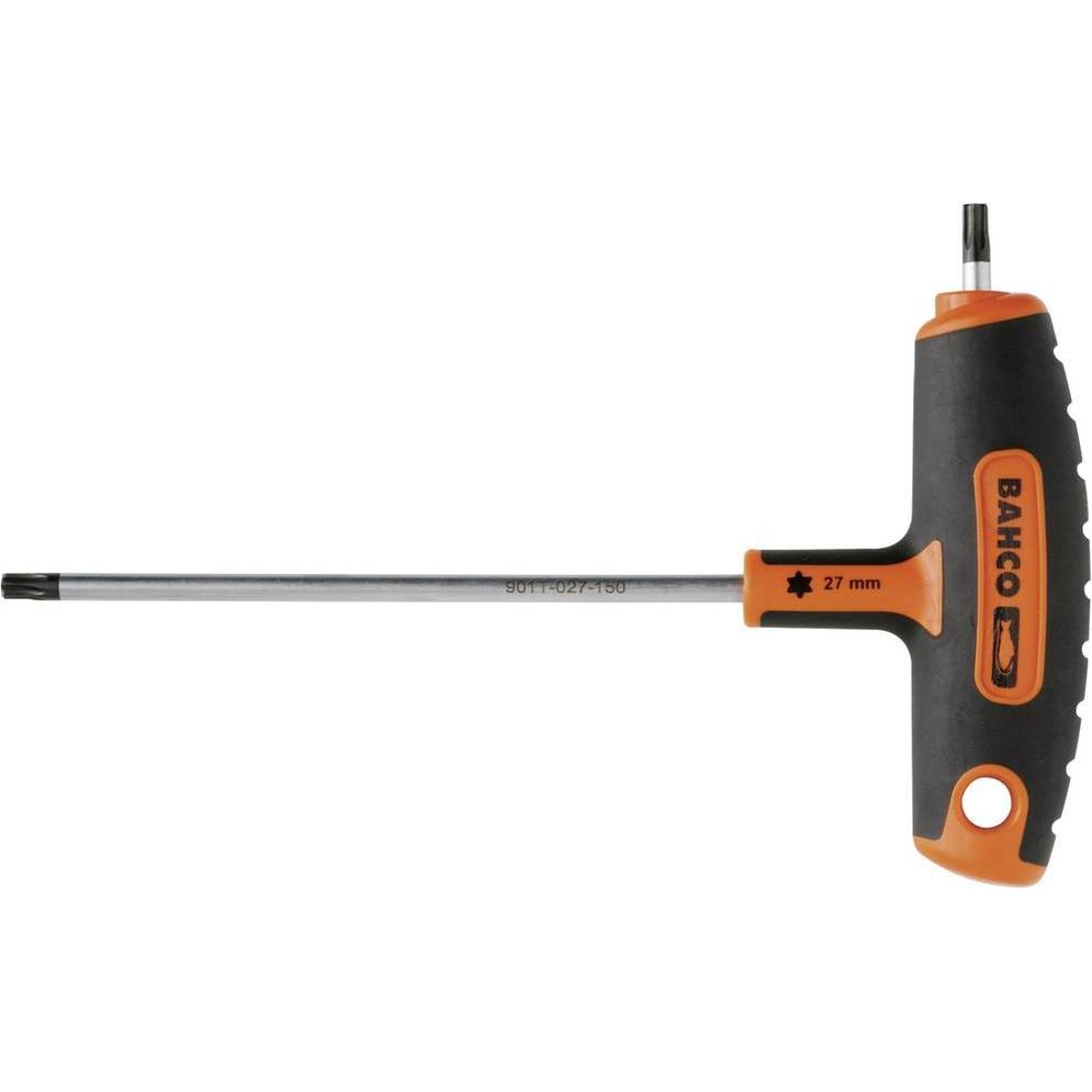 Bahco, Schraubenzieher, TORX - Schraubendreher mit T-Griff, T27 x 138 mm (Torx (TX))