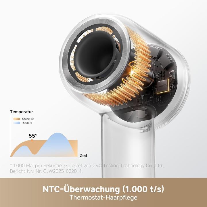 Actual product image Mova Shine 10 Hair Dryer (1600 W)