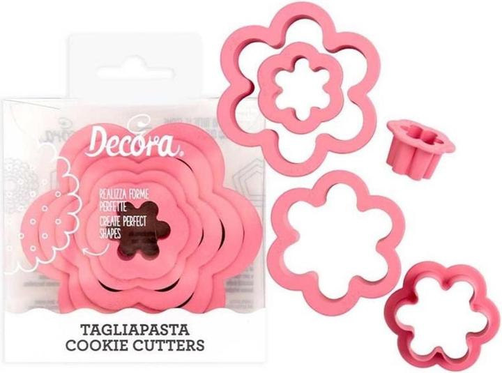 Decora Guetzli-Ausstecher-Set 6 Stück, Blume