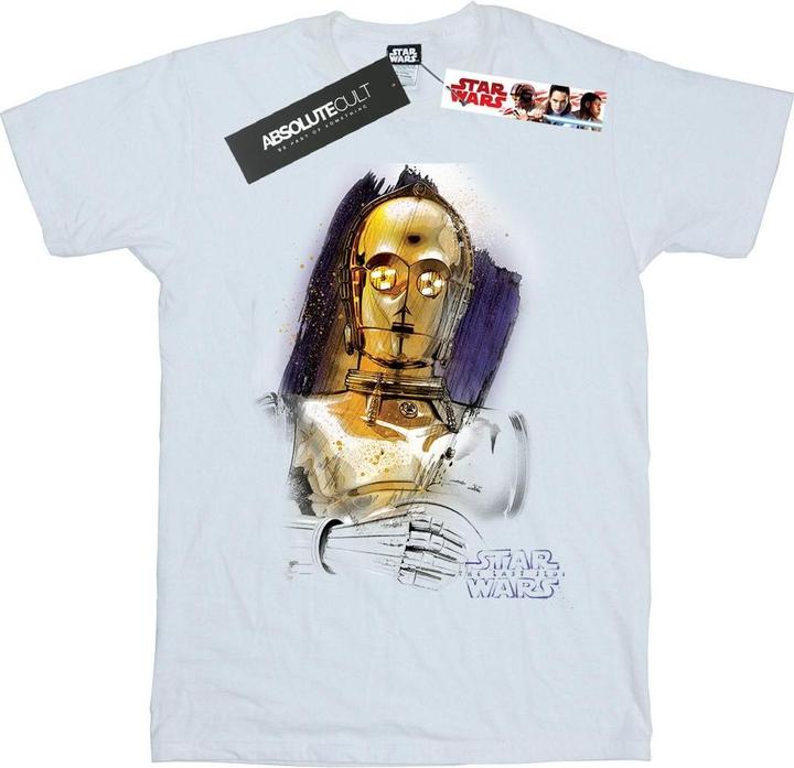 Image du produit Star Wars - T-shirt THE LAST JEDI C-3PO BRUSHED - Femme (S)