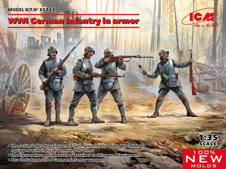 Produktbild ICM WWI German Infantry in rmor