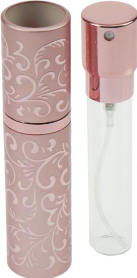 Produktbild Taschenzerstäuber, Pink, eindrehbarer Zerstäuberkopf, Blumendekor, für 8 ml (8 ml)