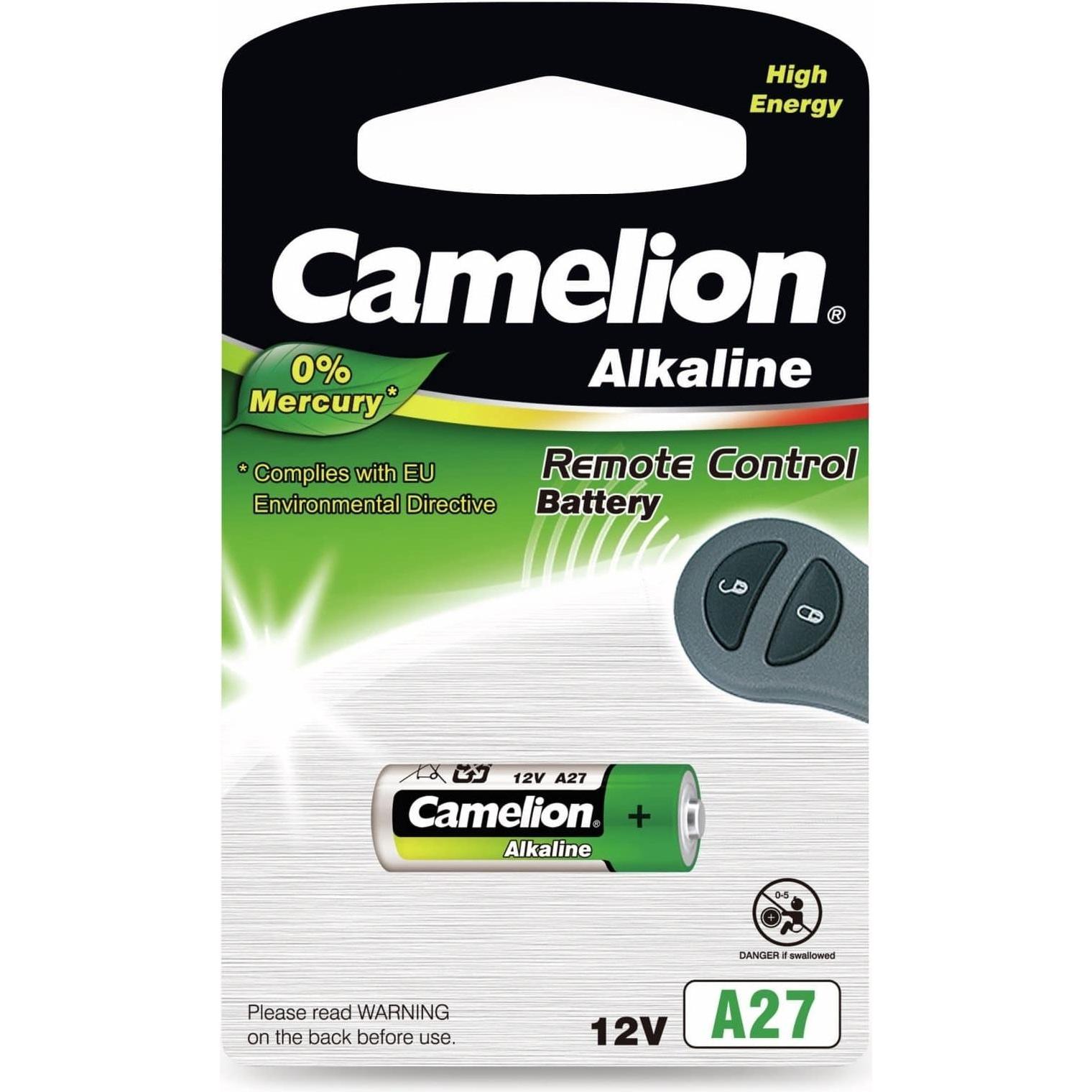 Camelion LR27 Spezial-Batterie 27 A Alk (1 Stk., A27, 26 mAh), Batterien + Akkus