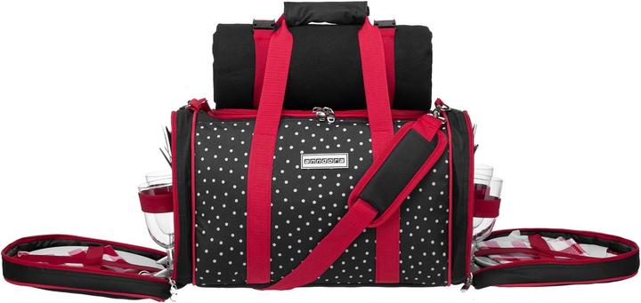 Actual product image Anndora Picknick-Kühltasche mit Decke & Zubehör-Set