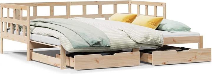 Actual product image vidaXL ausziehbares Tagesbett