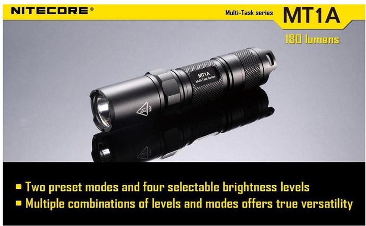 Produktbild Nitecore Mt1a (10.50 cm, 180 lm)