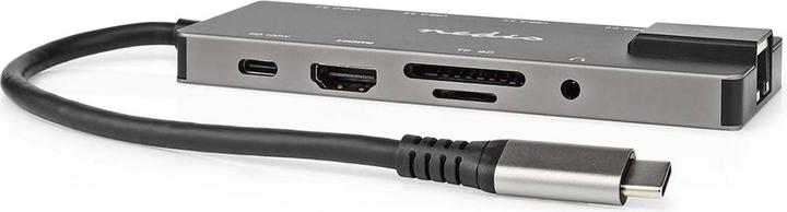 Immagine prodotto Nedis CCBW64775AT02 Adattatore USB USB 3.2 Gen 1 Jack USB-C™ Uscita HDMI™ / Jack RJ45 / SD / 2X U (USB-A, 10 Porti)