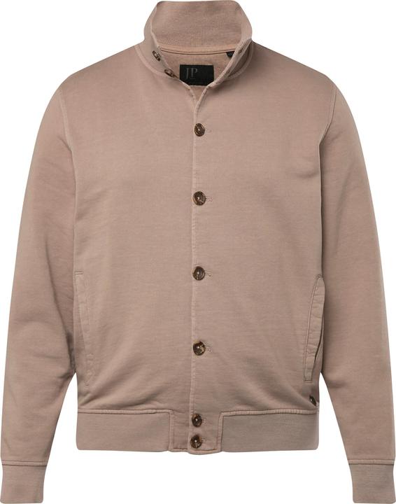 Immagine prodotto JP1880 Giacca di felpa dal look vintage con collo alto e abbottonatura, fino alla tg. 8XL (5XL)