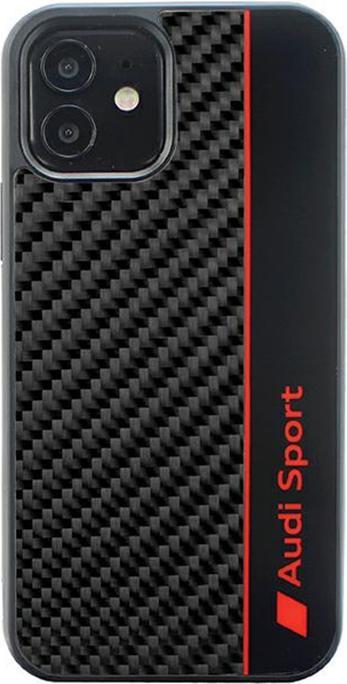 Produktbild Audi Carbon Fiber Stripe iPhone 11 / Xr 6.1" czarny/black hardcase AUS-TPUPCIP11-R8/D1-BK (Apple iPhone 11, Apple iPhone XR)