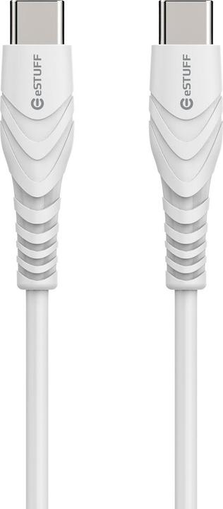 eSTUFF USB-C - C Cable 1,0m White (1 m, USB 2.0)