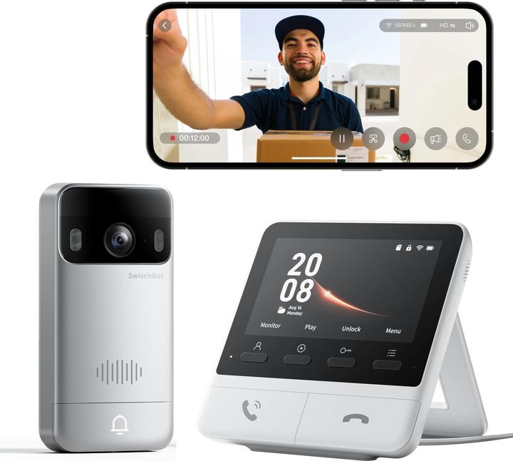 Productafbeelding SwitchBot Smart Video Doorbell (App)